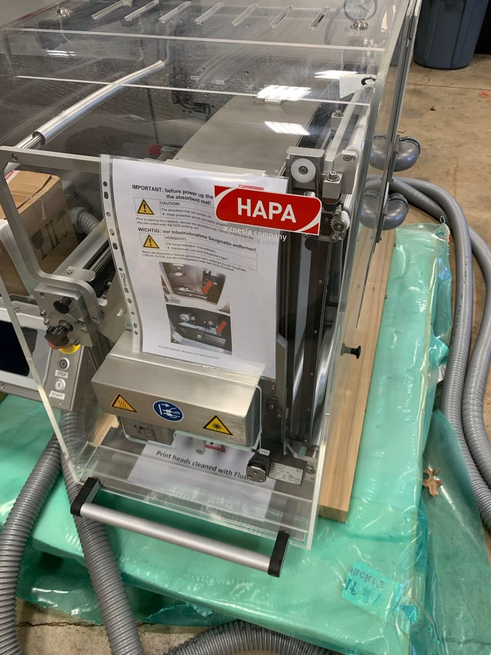 Hapa 800 Webjet LUV DOD Inkjet Foil Printer #H-837-T-1C-LR, 2017 - Image 3