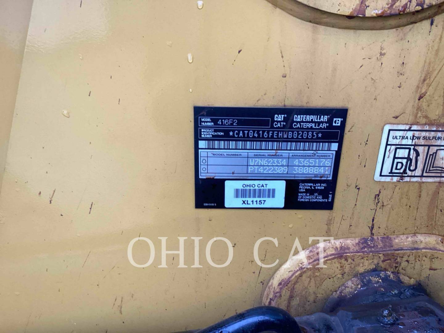 Cat 416F2ST, Backhoe Loader, 1541 hours, S/N: HWB02085, 2019 - Image 6