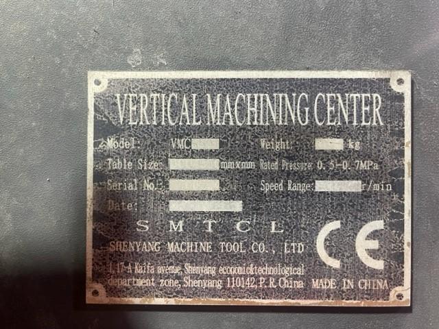 SMTCL #VMC-850B, CNC vertical machining center, 24 automatic tool changer, 33.4" X, 19.6" Y, 20" Z, 8000 RPM - Image 5