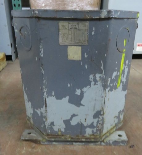 25 KVA 504 Primary, 120/240 Secondary, Westinghouse T-6E2025 transformer, 1 yr warranty - Image 10