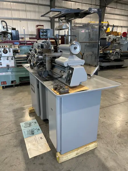 11" x 18" Hardinge #HLV-H, engine lathe, 1.25"hole, #2MT, 125-3000 RPM - Image 3