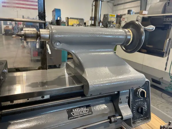 11" x 18" Hardinge #HLV-H, engine lathe, 1.25"hole, #2MT, 125-3000 RPM - Image 8
