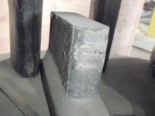 Impeller and Diffuser Rubber Parts, Denver #DR24, Impellers - Natural rubber, bolt on type, 9 vane, Diffusers - Image 3