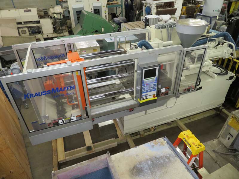 110 Ton, 5 oz., Krauss Maffei #KM110-390-C2, inkection molding machine, 35mm screw, 1998 - Image 1