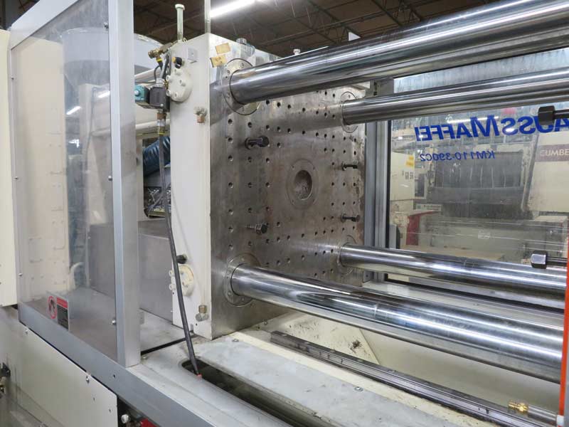 110 Ton, 5 oz., Krauss Maffei #KM110-390-C2, inkection molding machine, 35mm screw, 1998 - Image 7