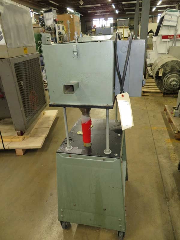 2" Brabender #Granutizer, strand pelletizer, manually actuated top feed roll, 4-knife rotor - Image 1