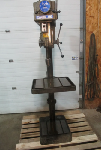 20" Clausing #2274, drill press,vari-speed, 1-1/2 HP, #3 MT, 18" Jacobs ball bearing chuck, 3 phase - Image 1