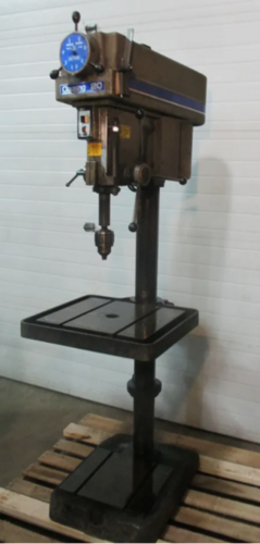 20" Clausing #2274, drill press,vari-speed, 1-1/2 HP, #3 MT, 18" Jacobs ball bearing chuck, 3 phase - Image 3