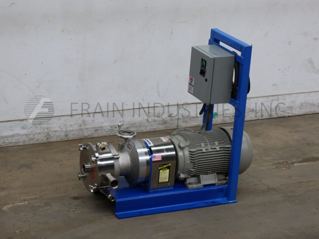 Greerco #W750H, horizontal high shear colloid mill, 30-120 GPM, 20 HP drive - Image 1