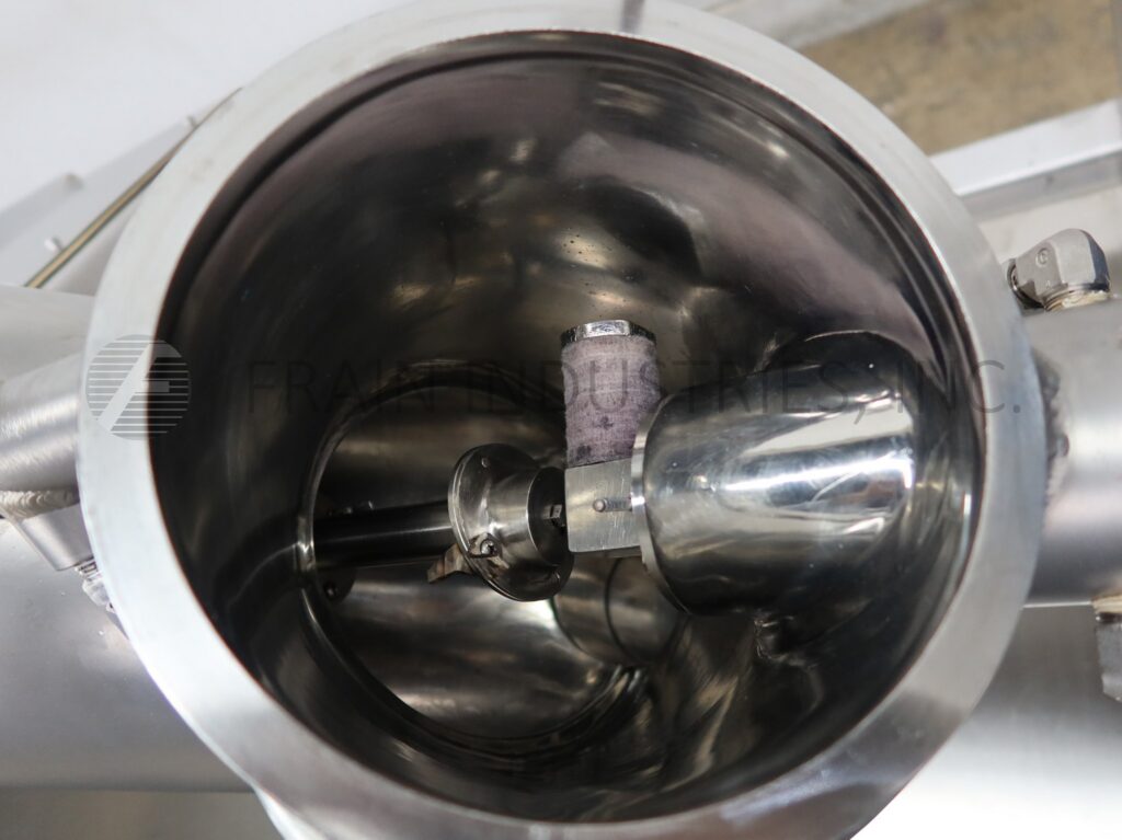Patterson Kelley, 8 qt, 304 Stainless Steel jacketed, vacuum twin shell mixer, rated to 140 lbs. per ft - Image 2