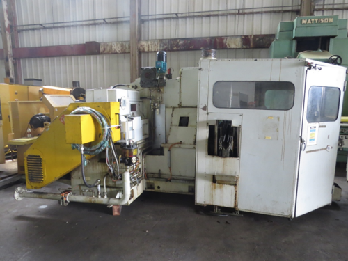 Giustina #R242, double end / disc grinder, Bosch CNC controls, 48" Carrier, Servo Dresser, from running - Image 4