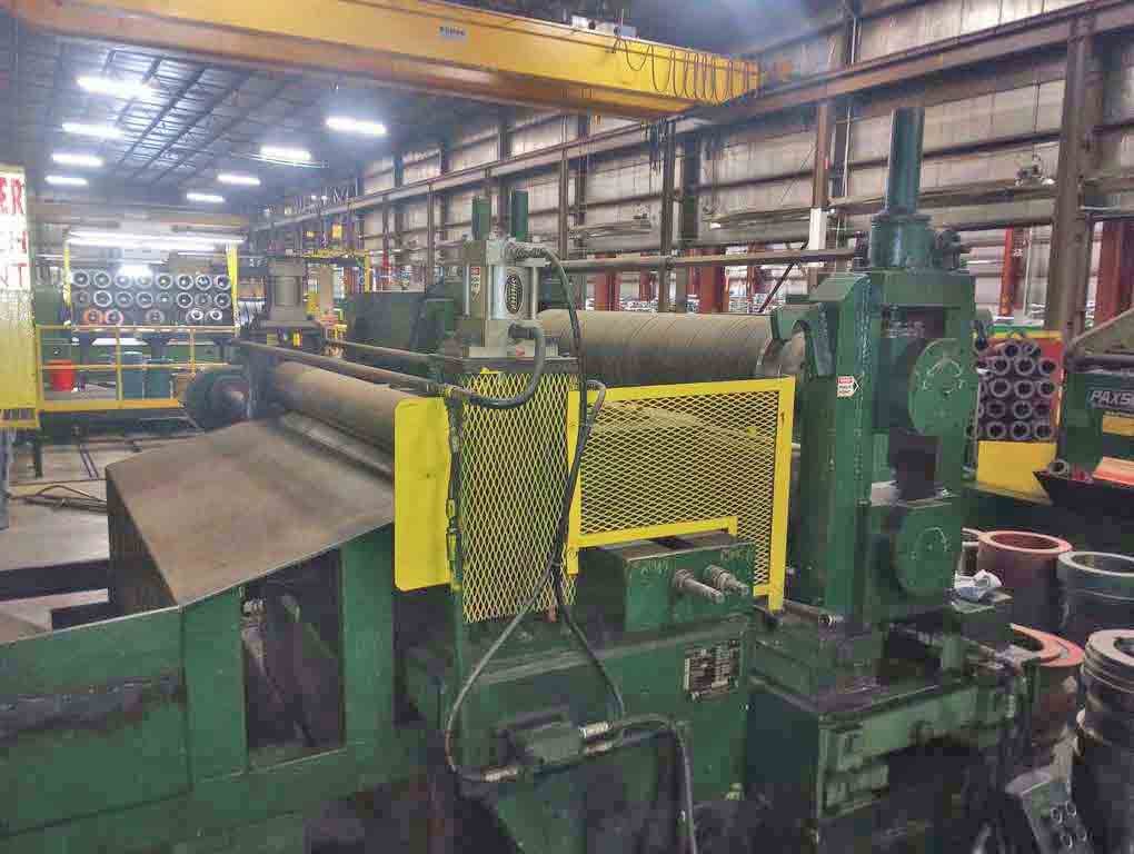 60" x 8" Paxson, slitter head, 6" diameter Pinch rolls, 64" roll face, 3 roll edge guides, manual adj. - Image 6