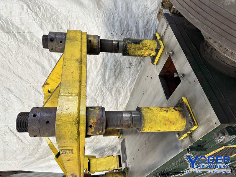 80 Ton, Bradbury, 4-post cut-off press, 2 stroke, 18" Shut Height, 4" adjustment, air clutch, 20 HP - Image 3