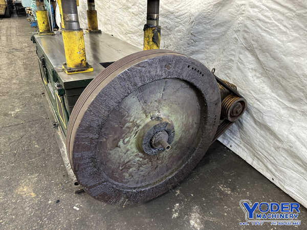 80 Ton, Bradbury, 4-post cut-off press, 2 stroke, 18" Shut Height, 4" adjustment, air clutch, 20 HP - Image 5