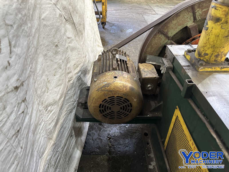 80 Ton, Bradbury, 4-post cut-off press, 2 stroke, 18" Shut Height, 4" adjustment, air clutch, 20 HP - Image 9