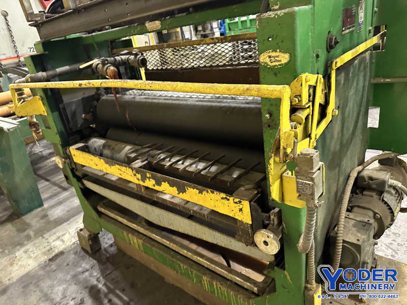 Black Brothers, roll coater, 56" length of rolls, 36-1/2" pass line height, air top & bottom roll adjustment - Image 7