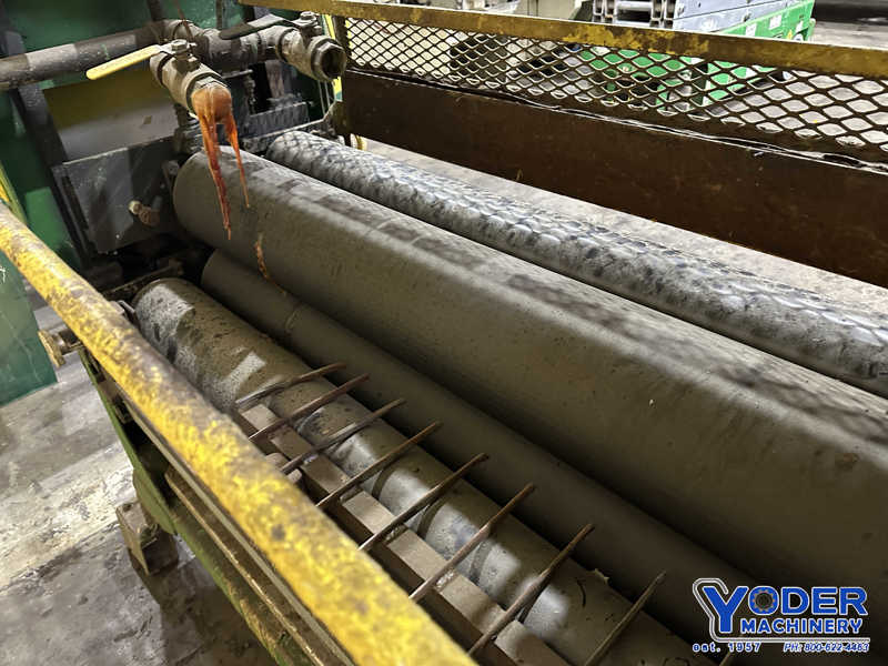 Black Brothers, roll coater, 56" length of rolls, 36-1/2" pass line height, air top & bottom roll adjustment - Image 8