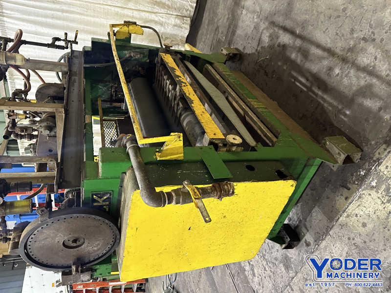 Black Brothers, roll coater, 56" length of rolls, 36-1/2" pass line height, air top & bottom roll adjustment - Image 9
