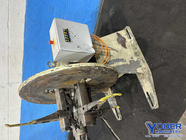 2500 lb. Littell #25-10, motorized coil reel, 12" width, 15"-20" ID, 60" outside dimensions, 3 keepers - Image 1