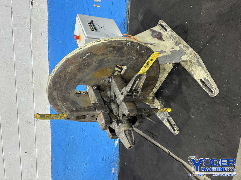2500 lb. Littell #25-10, motorized coil reel, 12" width, 15"-20" ID, 60" outside dimensions, 3 keepers - Image 9