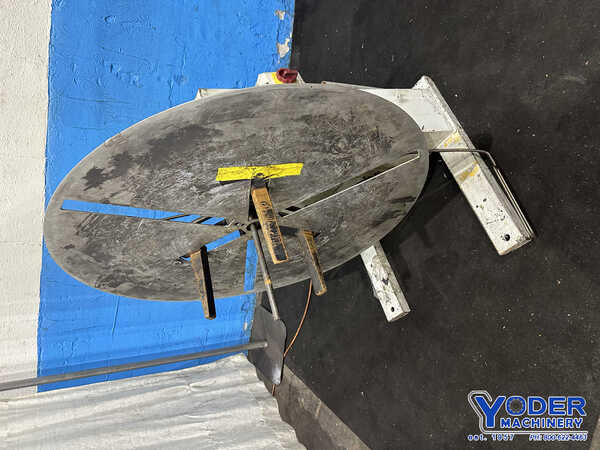 400 lb. PA Industries, motorized coil reel, 8" width, 6"-18" ID, 48" outside dimensions, dancer arm, 1/3 HP - Image 1