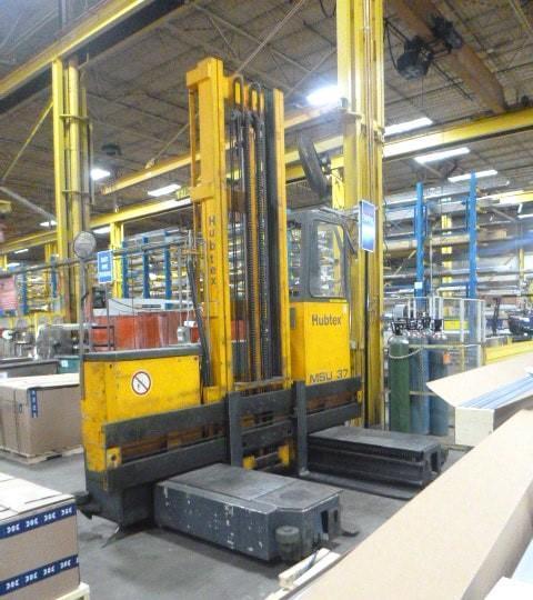 8000 lb. (3700 kg) Hubtex #MSU37, electric multidirectional sideloader - Image 1