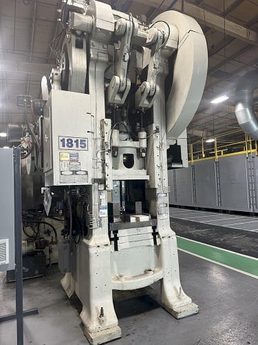 115/110 Ton, Bliss #3-3/4-B, double action toggle press, air clutch, lube system, 15 HP, 1981 - Image 1