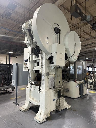115/110 Ton, Bliss #3-3/4-B, double action toggle press, air clutch, lube system, 15 HP, 1981 - Image 2