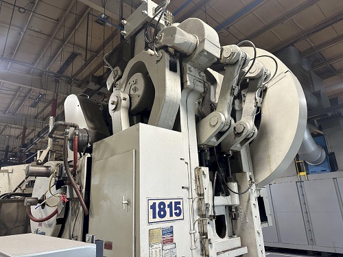 115/110 Ton, Bliss #3-3/4-B, double action toggle press, air clutch, lube system, 15 HP, 1981 - Image 7