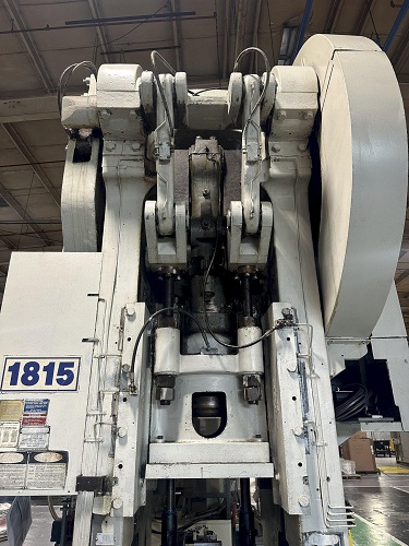 115/110 Ton, Bliss #3-3/4-B, double action toggle press, air clutch, lube system, 15 HP, 1981 - Image 8