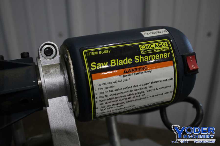 Chicago, saw blade sharpener - Image 6