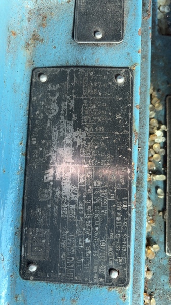 75 HP 1775 RPM Weg, Frame 3645T, TEFC, 1.15 service factor, 230/460 Volts - Image 2