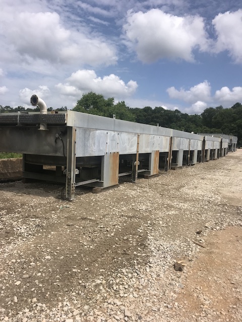 32591 sq.ft., 150 psi, Smithco, fin fan air cooler, 15 HP, 2 fans, 1982 - Image 2