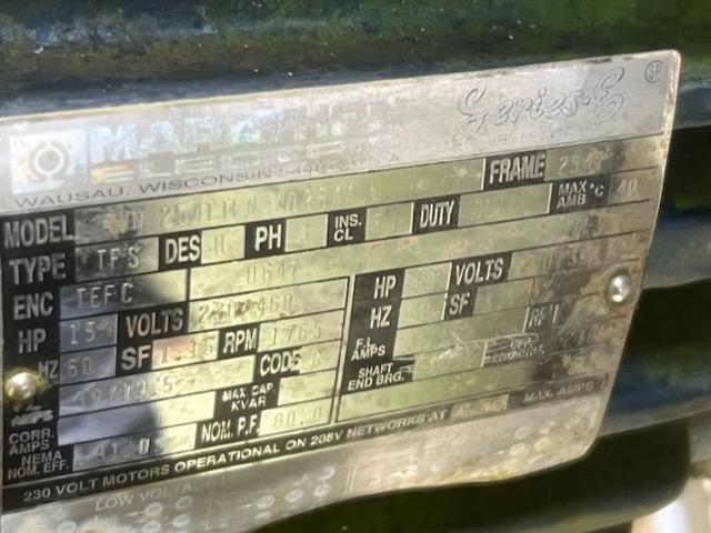 32591 sq.ft., 150 psi, Smithco, fin fan air cooler, 15 HP, 2 fans, 1982 - Image 3
