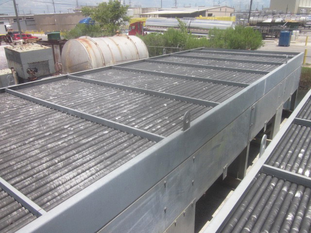 53575 sq.ft., 150 psi, Smithco, air fin cooler, (2) 6" inlets, (2) 4" outlets, Carbon Steel tubes/galvanized - Image 4