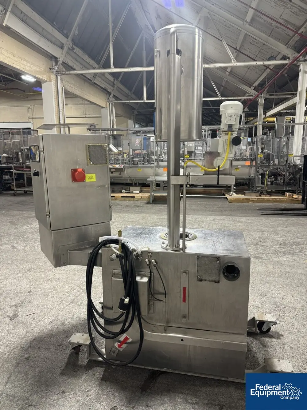 Glatt #GPCG1, Fluid Bed Dryer, Stainless Steel, 2.2 kw blower, 3.96 kw heater, 220 volt, no attachments, S/N - Image 4