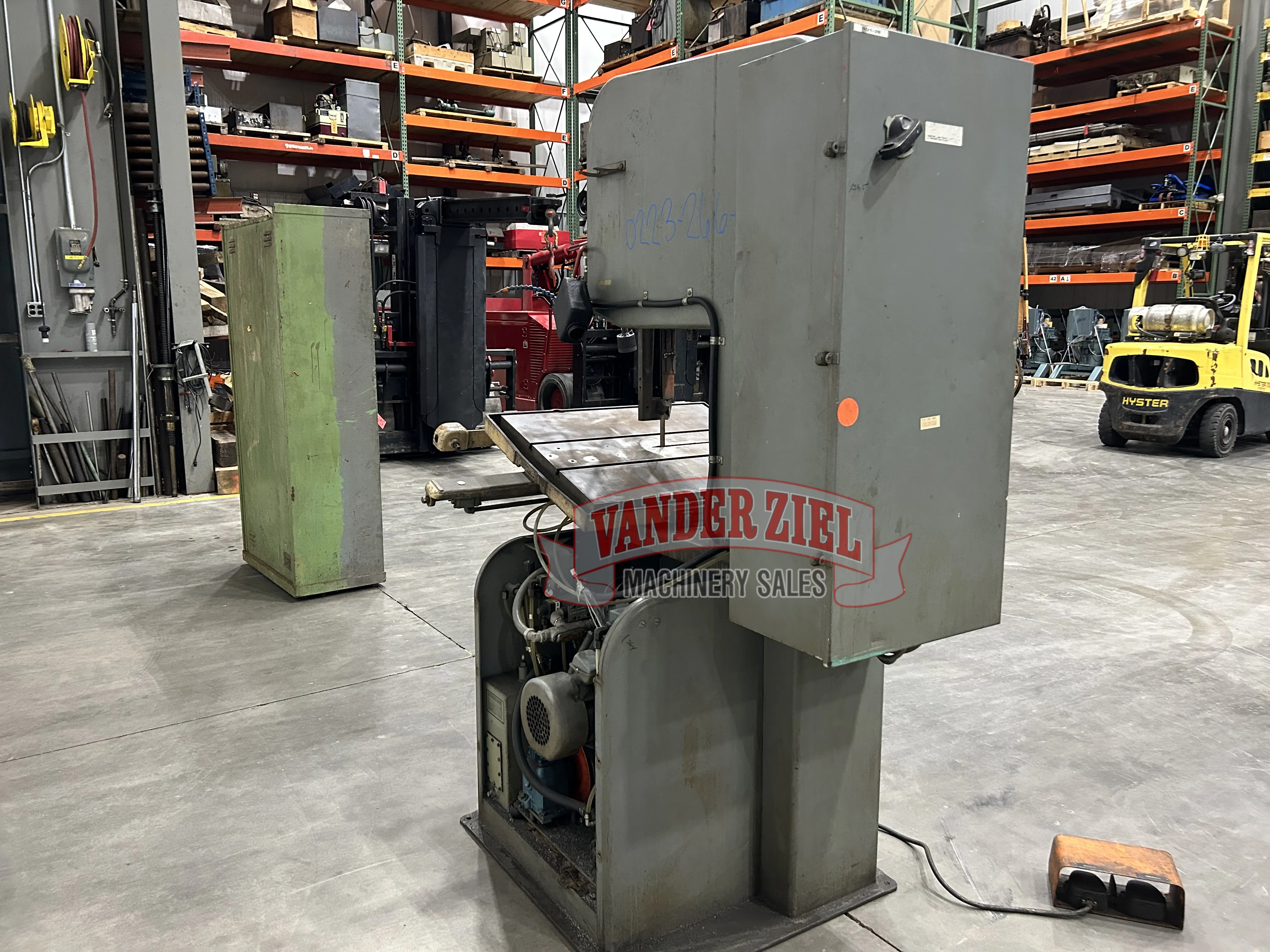 20" DoAll #2012-2H, vertical band saw, 154" blade, #16645 - Image 6