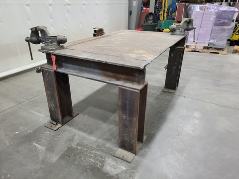 Welding table with Wilton 6" vise, #16858 - Image 5