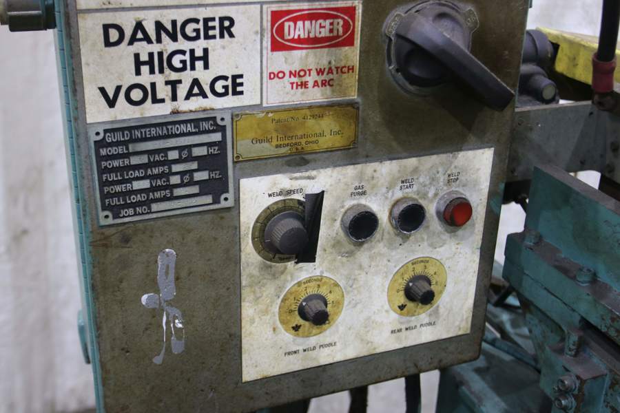 10" x .135" Guild #PSA/135-10, welder, 28 amps, 460 V., serial #GM-8855 - Image 6