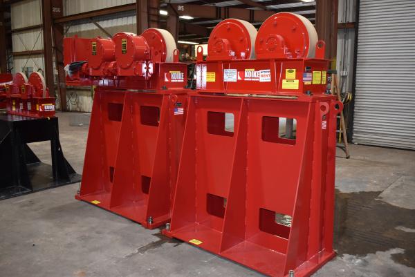 75 Ton, Koike Ransome, micarta turbine rotators, 150000 lb., variable speed rotation, start/stop, hand - Image 3