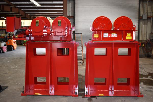 75 Ton, Koike Ransome, micarta turbine rotators, 150000 lb., variable speed rotation, start/stop, hand - Image 5