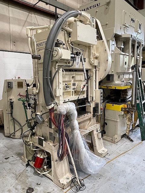 30 Ton, Minster Piecemaker #P2-30-30, straight side double crank press, 2" stroke, 7.5" window, 400 SPM, 19" - Image 2