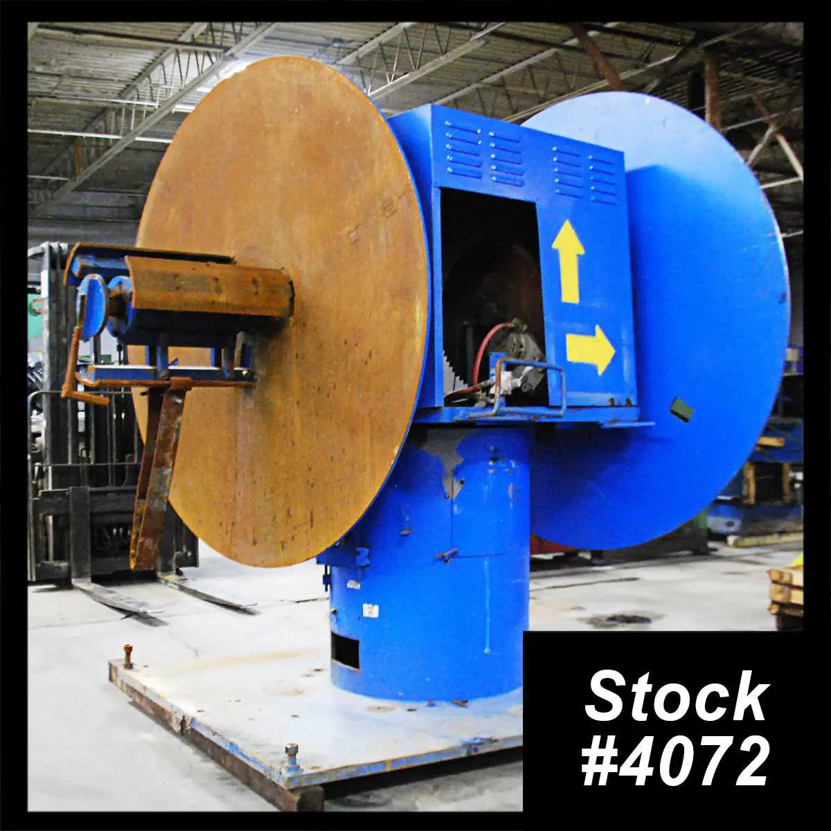 10000 lb. Coe Press Equipment #CPR-DE-PO-8018, double uncoiler, 18" width, 72" outside dimensions, 15"-20" - Image 1