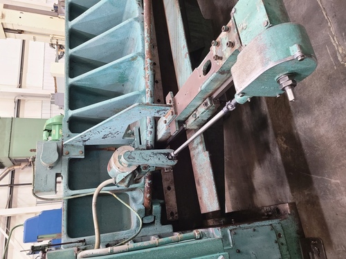 3/8" x 10' Wysong #1038, mechanical shear, 36" front operated power back gauge, 16 hold downs, 104" squaring - Image 6