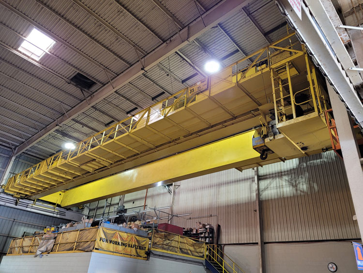 30 Ton, P & H, Crane, 50' Lift, D-20 Trolley Drive, 11'6" Trolley Spread, 60 Ls. Trolley rail, 96' Span, 104 - Image 3