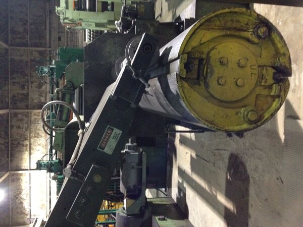 40000 lb. Yoder, Recoiler, 20" ID x 64" face Drum, 50" separator Shaft, 11" shaft, R-L, 125 HP - Image 2
