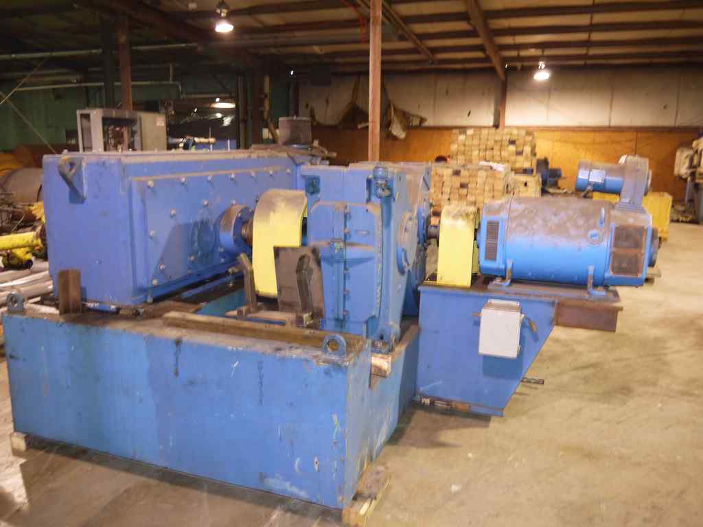 74" x 0.5" Delta, Straightener, 9 Roll - 3 Over 4, 7" diameter x 78" Face Rolls, 42" Passline, 200 HP DC - Image 2