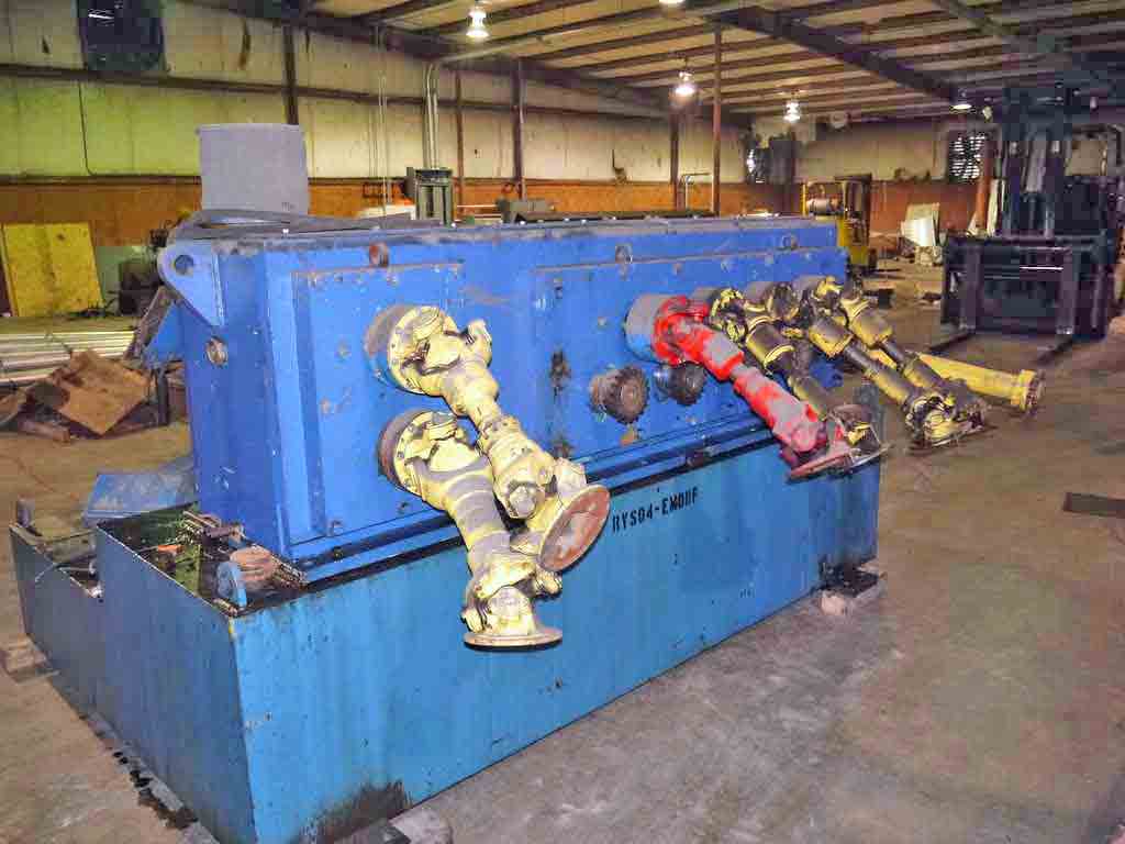 74" x 0.5" Delta, Straightener, 9 Roll - 3 Over 4, 7" diameter x 78" Face Rolls, 42" Passline, 200 HP DC - Image 4
