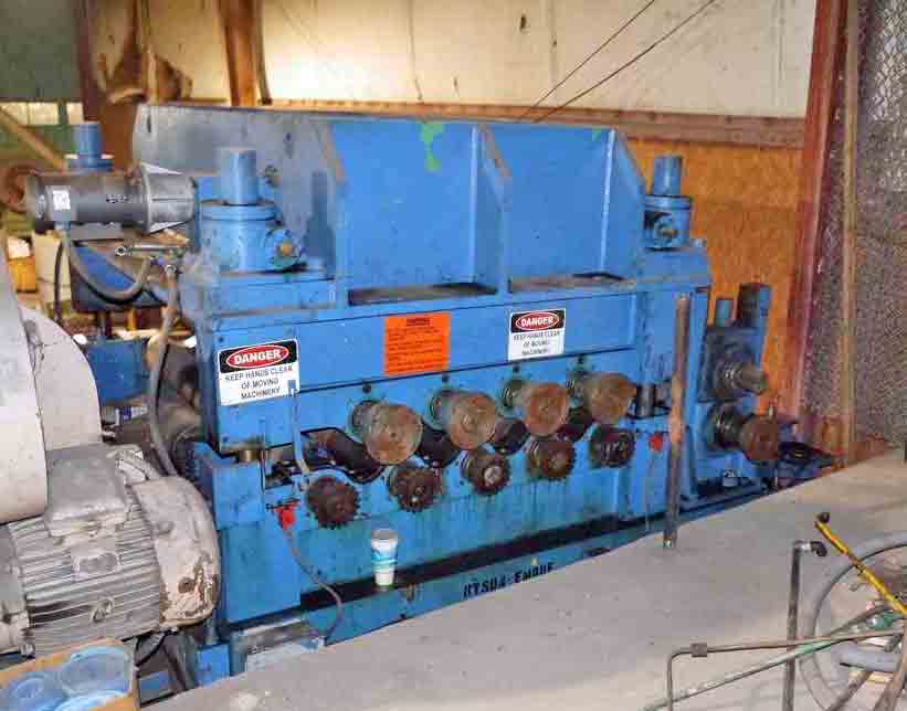 74" x 0.5" Delta, Straightener, 9 Roll - 3 Over 4, 7" diameter x 78" Face Rolls, 42" Passline, 200 HP DC - Image 7