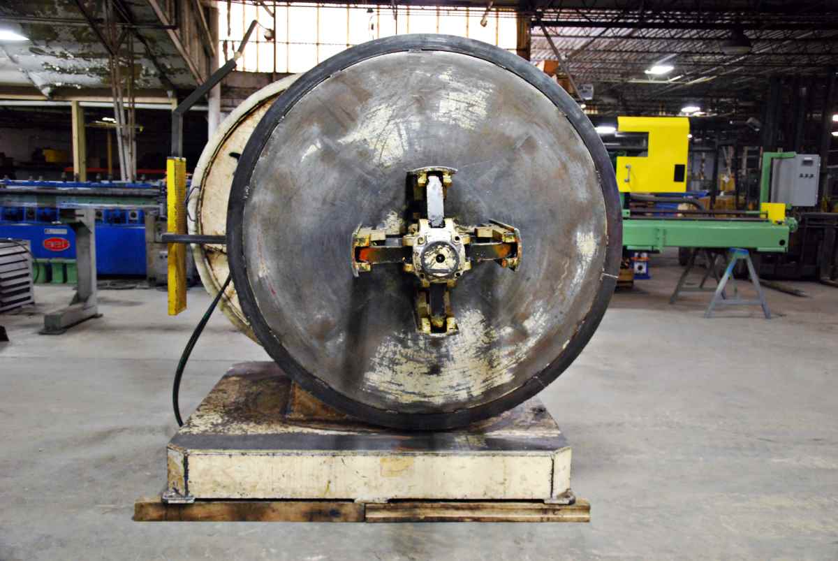 10000 lb. Michigan Roll Form #DHCH-98B, Double Uncoiler, 24" Width, 72" outside dimensions, 16" - 20" ID - Image 1
